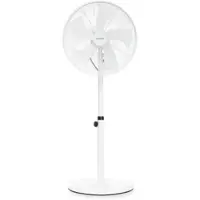 Vasner Ventury S Standventilator weiß Ø 45 cm, 5 Blatt Rotor, 50 Watt, 3 Geschwindigkeitsstufen, leiser Betrieb