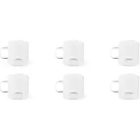 Excelsa Set mit 6 Espressotassen Essential Glas 14 cl Durchsichtig