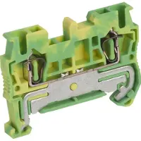 Schneider Electric NSYTRR22PE Linergy-TR, Schutzleiterklemme, mit Zugfederanschluss,für Leiterquerschnitt 2,5mm2,mit 2 Anschlüsse,in Farbe Gelb-Grün - 50 Stück