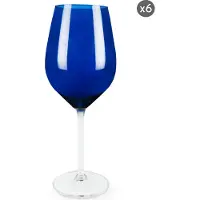 Excelsa set von 6 gläser Color Wine glas 50 cl blau
