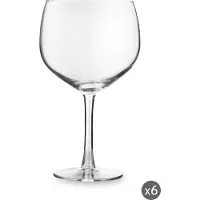 Excelsa Set Von 6 Gläser Gin Glas 65 Cl Transparent