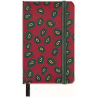Moleskine Silk Notizbuch, XS, blanko, fester Einband, Bordeaux