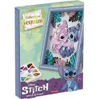 Lansay Kreatives Spiel – – Paillettenkollektion – STITCH & ANGEL – Ab 7 Jahren