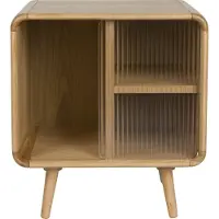 Zuiver Rise Beistelltisch Holz/Glas
