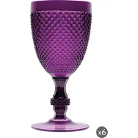 Excelsa Set Von 6 Gläser Diamond Plastik 39 Cl Lila