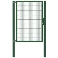 GAH Alberts Alberts 635572 Einzeltor Flexo mit Zubehör, grün, Breite 125 cm, Höhe 180 cm