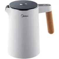 Midea Wasserkocher Edelstahl Temperatureinstellung 1,5 Liter 2200W Wasserkocher Energiesparend