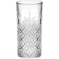 Pasabahce Longdrinkglas "Becher Timeless, 29,5 cl, 4 Stück", (Set, 4 tlg.), Strukturglas, spülmaschinengeeignet
