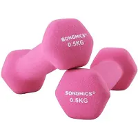 Songmics Kurzhanteln 2 x 0,5 kg SYL61PK