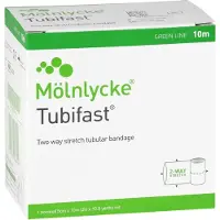 Mölnlycke Tubifast 2-Way Stretch 5 cmx10 m grün 1 St Verband