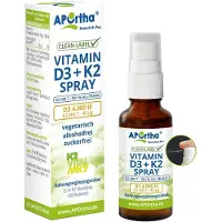 APOrtha Vitamin D3 4.000 IE + K2 Mk-7 40 µg — Mundspray 25 ml