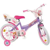 Toimsa Kinderfahrrad 16" Paw Patrol Lila 1680 Mädchen