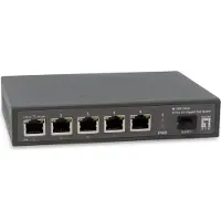 Level One GEP-0625, Unmanaged, 2.5G Ethernet (100/1000/2500), Vollduplex, Power over Ethernet (PoE)