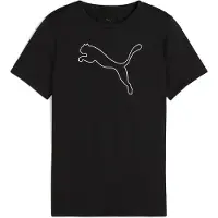 Puma T-Shirt "TAD ESS CAT LOGO TEE G" mit Rundhalsausschnitt, kurzärmelig, sportlich