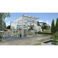 Vitavia Vitavia, Gewächshaus "Aphrodite 7800", aluminium eloxiert, 7,8 m², 3 mm ESG, 10 mm HKP