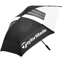 TaylorMade Golfschirm Double Canopy, schwarz/weiss