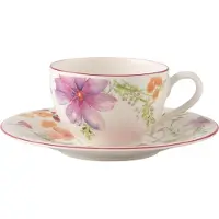 Villeroy & Boch Mariefleur Basic Frühstückstasse mit Untertasse 2tlg.