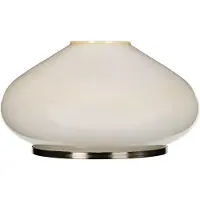 ActiveJet Lampenschirm Rita, Beleuchtungs-Lampenschirm, Naturfarben, Glas, Lampa Rita, Schlafzimmer, Esszimmer, Homeoffice, Wohnzimmer, Büro, 150 mm