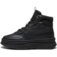 Puma Damen High-Top-Schuhe 39231602 aus Naturleder und Kunststoff in Schwarz für den Winter