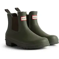Hunter Gummistiefel - Original Chelsea - Dark Olive - - 36 - Gummistiefel