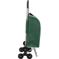 vidaXL Einkaufswagen Grün 39,5 x 33 x 93 cm Oxford-stoff