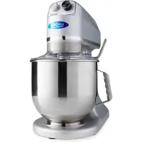 Maxima - Gastro Planetenmischer - 7 l - Bis zu 2 kg Teig - Silber