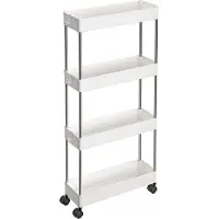 Songmics Nischenregal auf Rollen B34KSC08WT