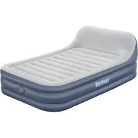 Bestway TriTech Doppelluftbett SleekFlow mit Kopfteil & integrierter Elektropumpe 226 x 152 x 84 cm