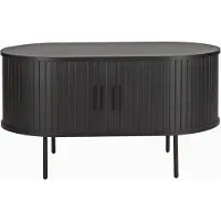 Möbilia Couchtisch MÖBILIA, schwarz (schwarz, schwarz, schwarz), B:100cm H:55cm T:60cm, Melaminplatte in Schwarz, pulverbeschichtete Metallbeine, Tische, Couchtisch, 2 Schiebetüren