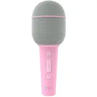 Mobility On Board , Bluetooth Mikrofone mit 5W Lautsprecher & Stimmeffekten, Rosa