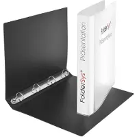 FolderSys Ringbuch 4-Ringe schwarz 4,0 cm DIN A4