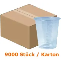 Multi Medizinbecher 30 ml blau Karton 9000 Stück unterverpackt zu 90 Beutel a 100 Stück/Beutel