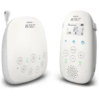 Philips AVENT Audiophones SCD713/26 DECT-Babyphone Advanced, 330 m, 50 m, 330 m, Grau, Weiß, LCD, AC, Batterie