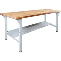 ADB Werkbank PROFI 2000 lichtgrau 200,0 x 75,0 x 85,0 cm