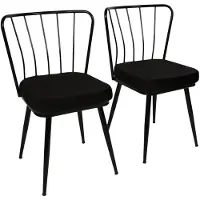 Skye Decor , Yldz- Yldz 181NMB, Schwarz, Bürostühle, 82x43x42 cm, Rahmen: 100% Metall