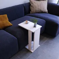 Skye Decor , Pasific- Pasific C Sehpa CMY, Weiß, Couchtische, 61x30x43 cm, 100% Melaminbeschichtete Partikelplatte