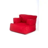 Hannah Home , Relax - Red, Sitzsack, Rot, 80 x 30 x 80 cm