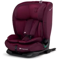 Kinderkraft ONETO3 i-Size Kindersitz 76-150 cm - ISOFIX & TOP TETHER - 3-lagige Kopfstütze - RECLINING-Funktion - ab 15 Monate bis 12 Jahre - Rot