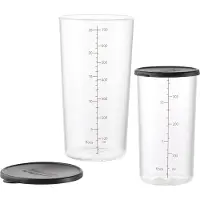 Unold Becherset Glas zu Zauberstab 700 und 400ml