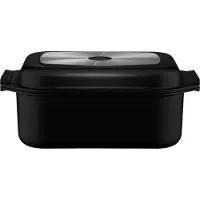 ELO Stahlwaren ELO Karree Bräter Aluminiumguss eckig backofenfest schwarz 46cm