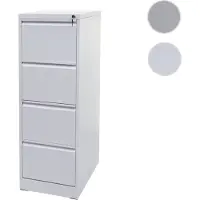 Mendler Hängeregisterschrank HWC-H16, Aktenschrank Büroschrank Stahlschrank, Format Legal + A4 abschließbar
