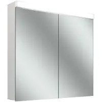 Schneider LOW plus 15 LED Spiegelschrank, 2 Türen 40/40cm, 795x147x747mm, Beleuchtung oben