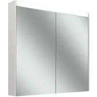 Schneider OBJECT Line Superior LED Spiegelschrank, 2 Türen 40/40cm, 795x123x743mm, Beleuchtung oben