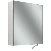 Schneider CARE Spiegelschrank, 595x680mm, Türanschlag re., ohne Beleuchtung, 2 Steckdosen li. außen unten, 193.662.02.02