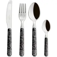 Excelsa besteckset 16 stück Magic schwarz stahl schwarz