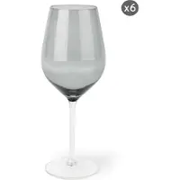 Excelsa Set Von 6 Gläser Color Wine Glas 50 cl Grau