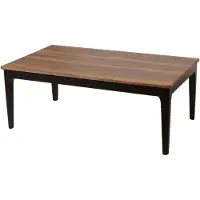 Mendler Couchtisch HWC-M55, Beistelltisch Sofatisch Massiv-Holz HDF Laminat Melamin 46x120x70cm Sheesham Holz-Optik dunkle Beine