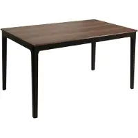 Mendler Esszimmertisch HWC-M55, Tisch Esstisch, Massiv-Holz HDF Laminat Melamin 135x80cm, Sheesham Holz-Optik, dunkle Beine