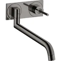 Hansgrohe Einhebel-Spültischmischer AXOR UNO² DN 15 UP f Wd-mon polished black chrome polished black chrome