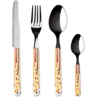 Excelsa besteckset 24 stück Dripping stahl bunt